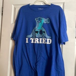 🔴2 for $25 bundle! Disney Stitch “I Tried” T-Shirt
